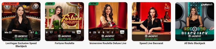 LeoVegas - Live Casino