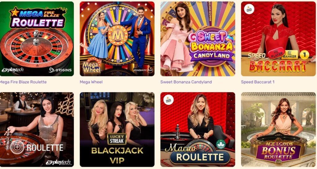 LetsLucky Casino Live Games