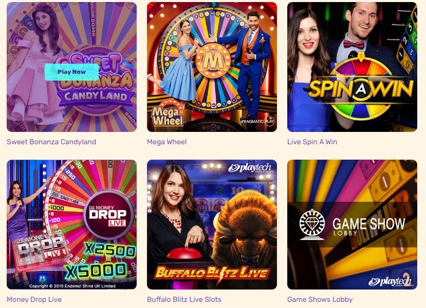 LetsLucky Casino Game Shows