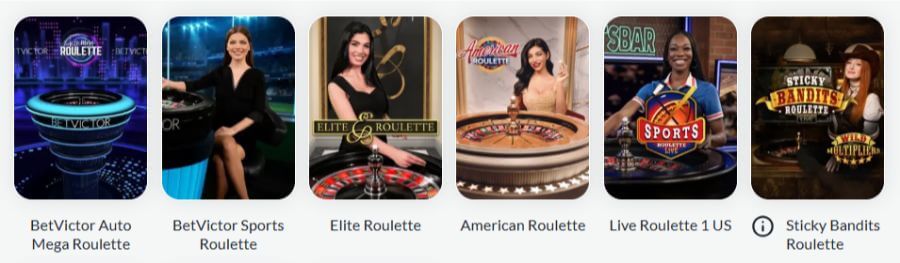 Live Roulette Casinos - BetVictor