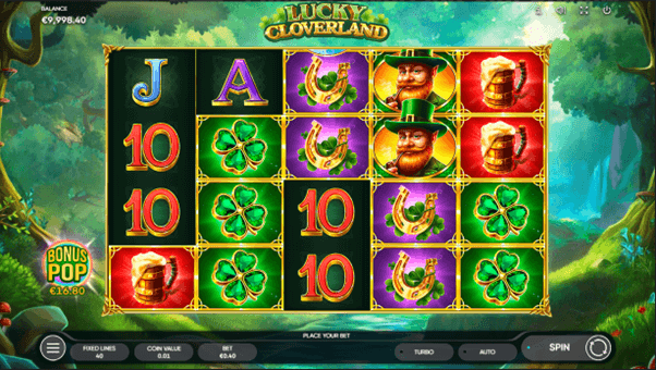 Lucky Cloverland Graphics Slot