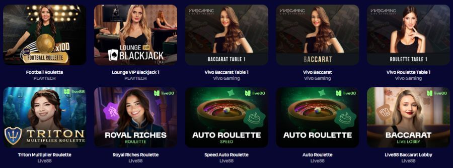 LyraBet - Live Casino