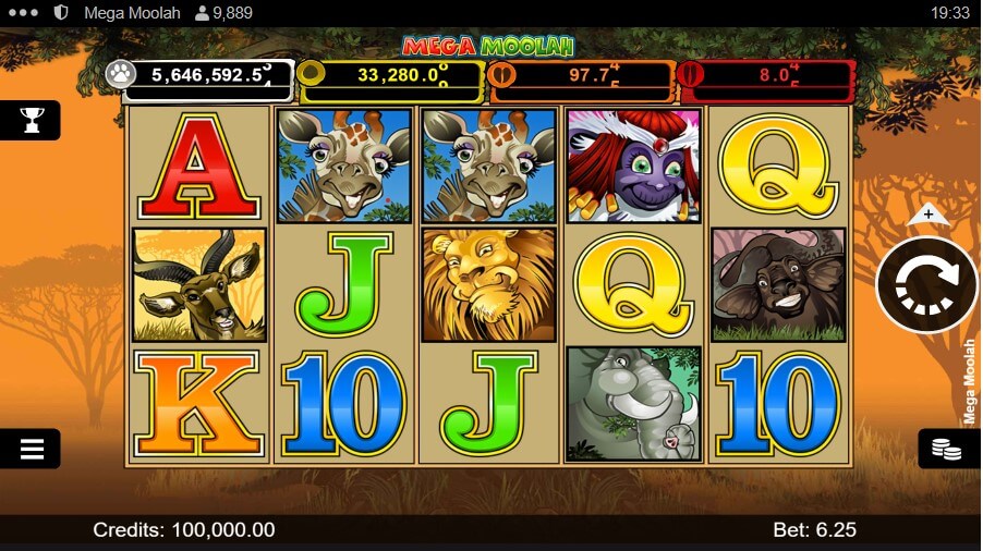 Mega Moolah Canada Slot