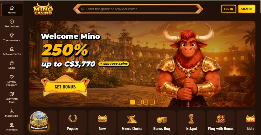 Mino Casino Preview