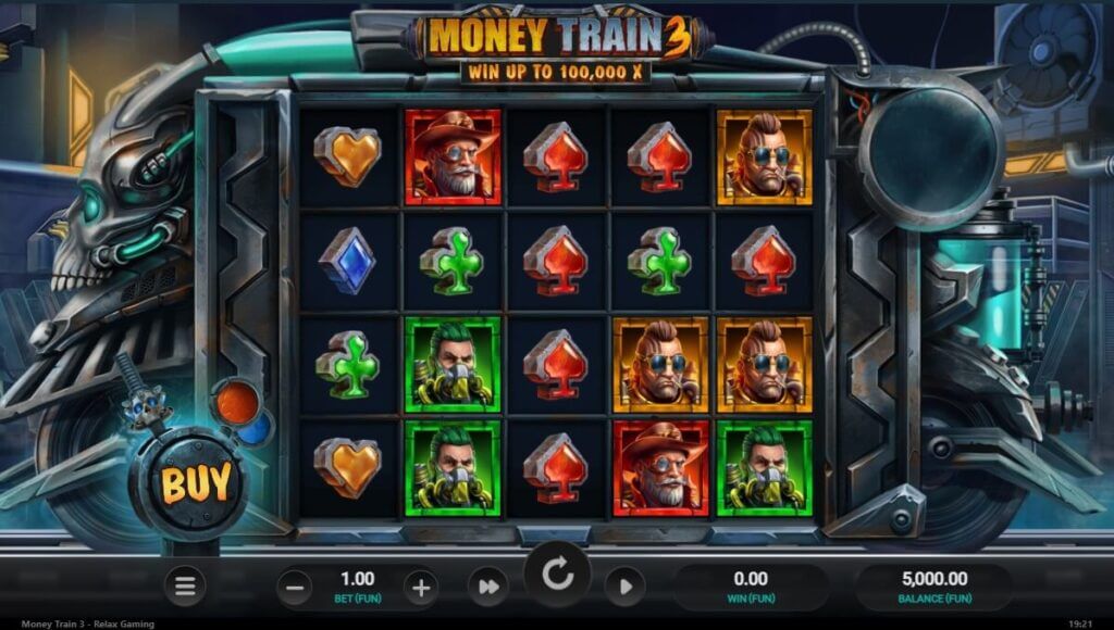 Money Train 3 Canada Slot With Bonus Buy