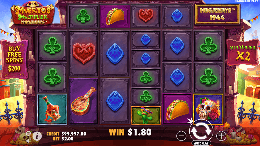 Muertos Multiplier Megaways online canada slot pragmatic play home