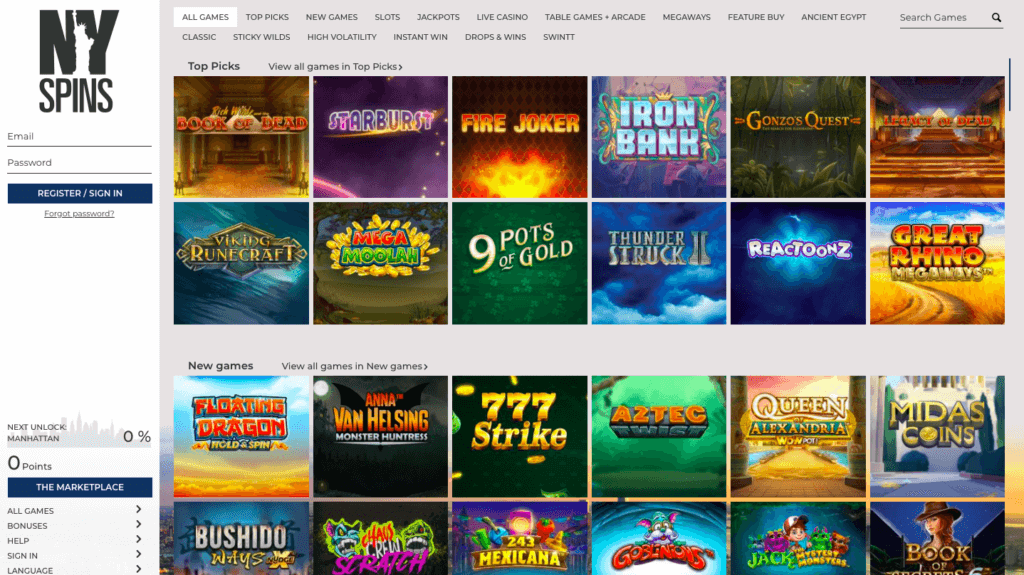 NYSPins Casino