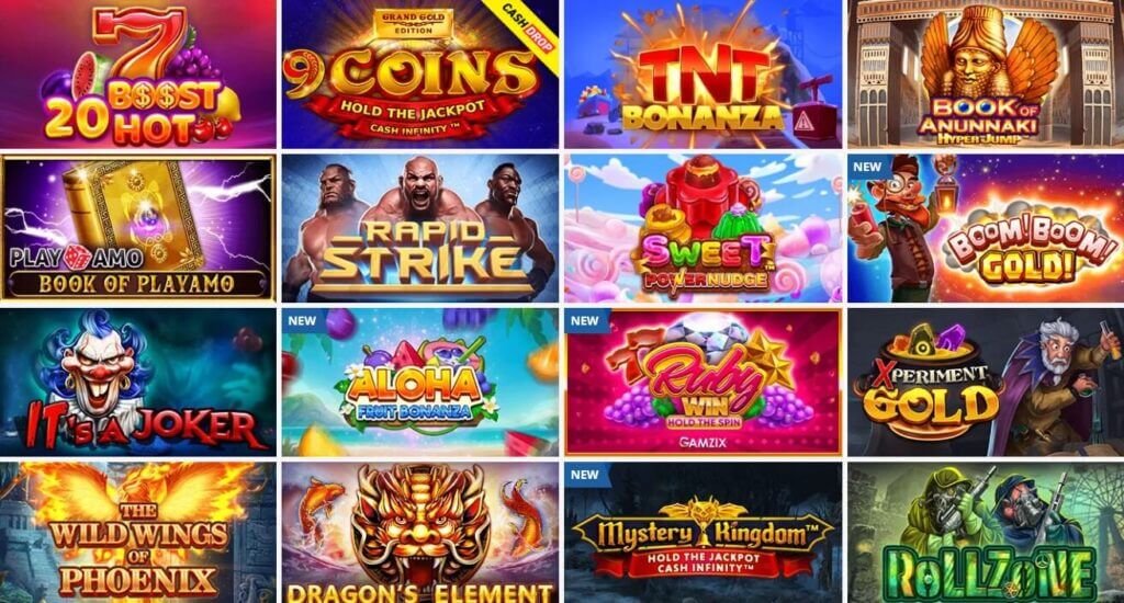 PlayAmo Canada Slot Games 