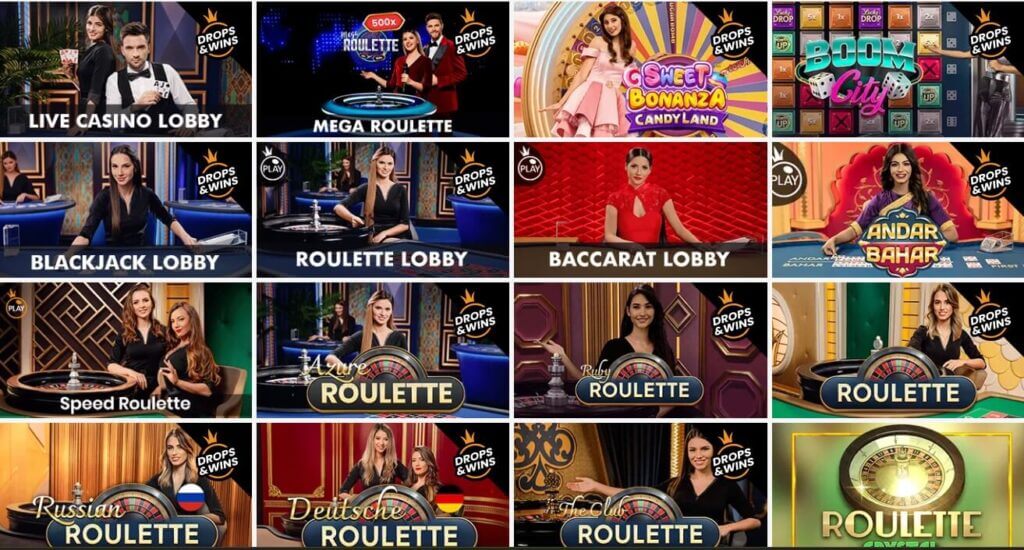 PlayAmo Live Casino Games