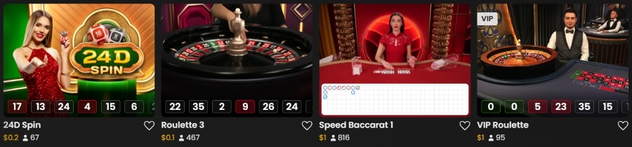 Player's Palace - Live Casino Games
