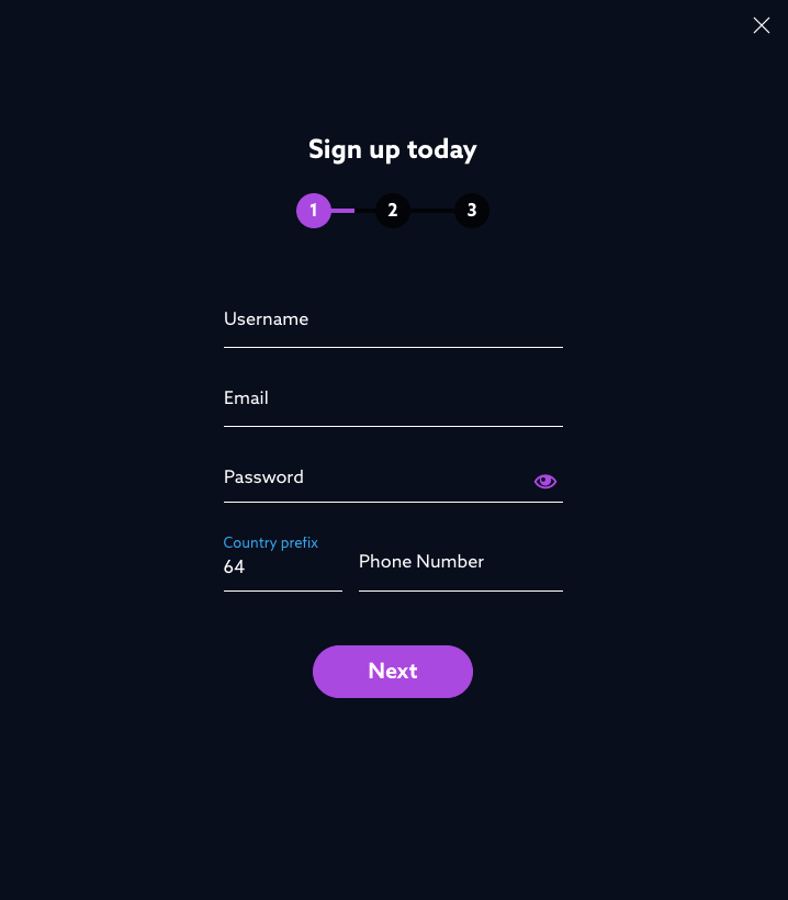 Playerz Registration