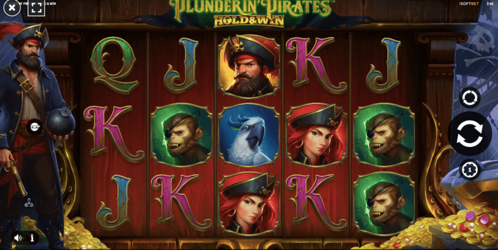 Plunderin' Pirates Hold & Win