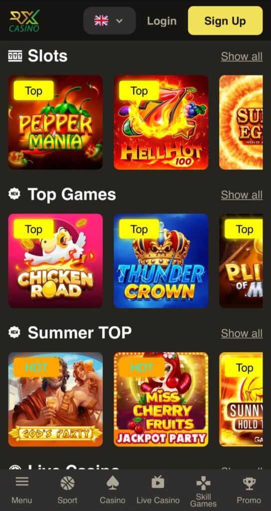 RX.Casino - Mobile Casinos