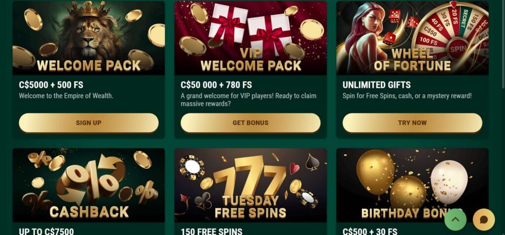 Richard Casino Bonus