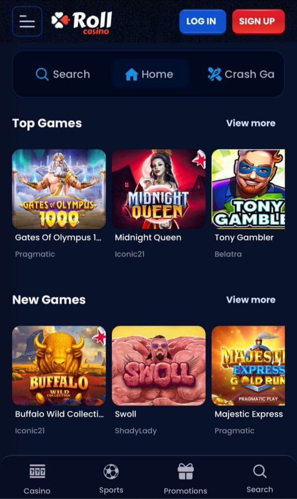 RollCasino - Mobile Casinos in Canada