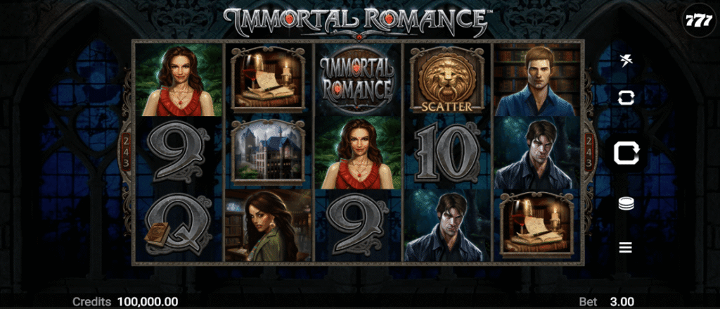 immortal romance Halloween slot