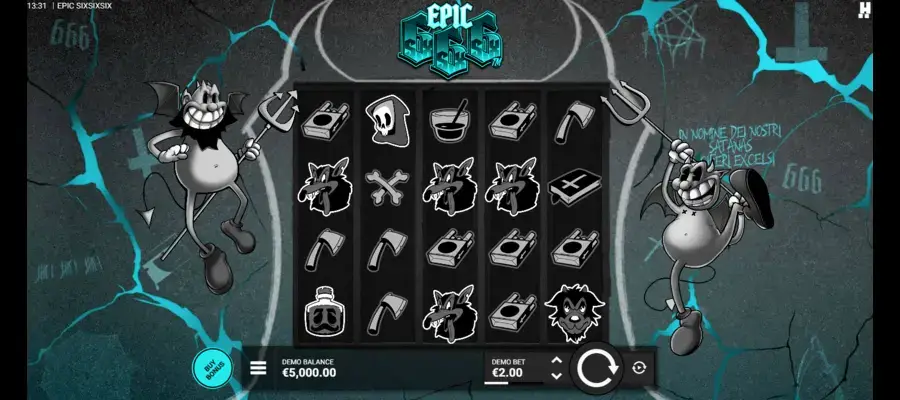 epic sixsixsix halloween slot