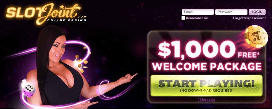 SlotJoint Welcome Bonus 