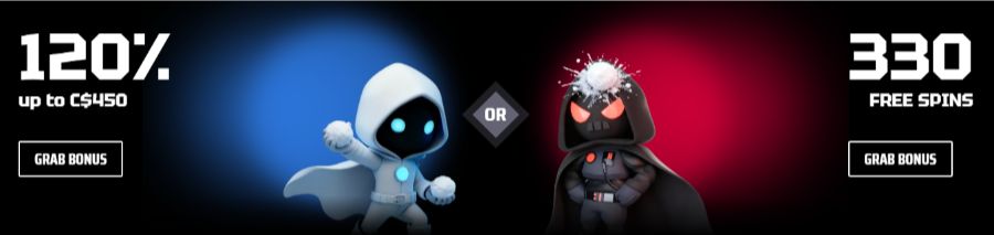 SlotsVader - Casino Welcome Bonuses