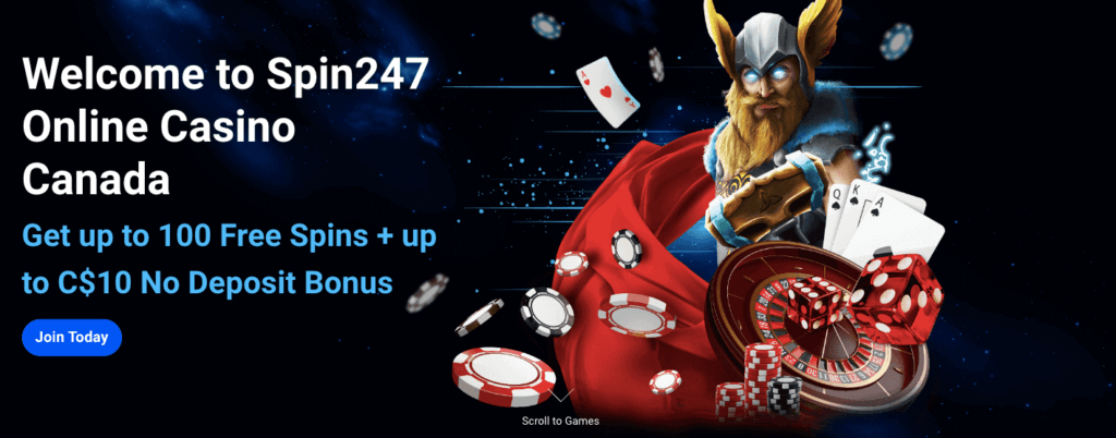 Spin247 Welcome no deposit bonus