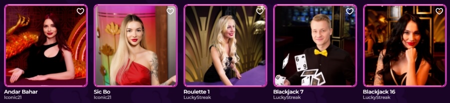 Spinania - Live Casino Games