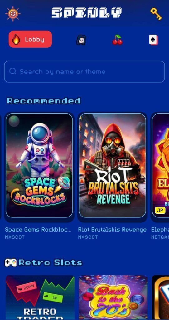 Spinly - Mobile Casinos