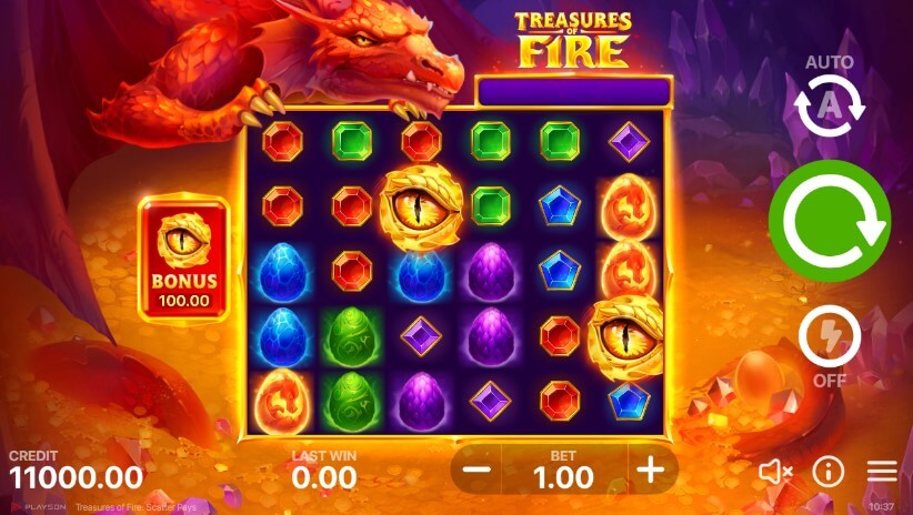 Treasure of Fire Canada Slot 