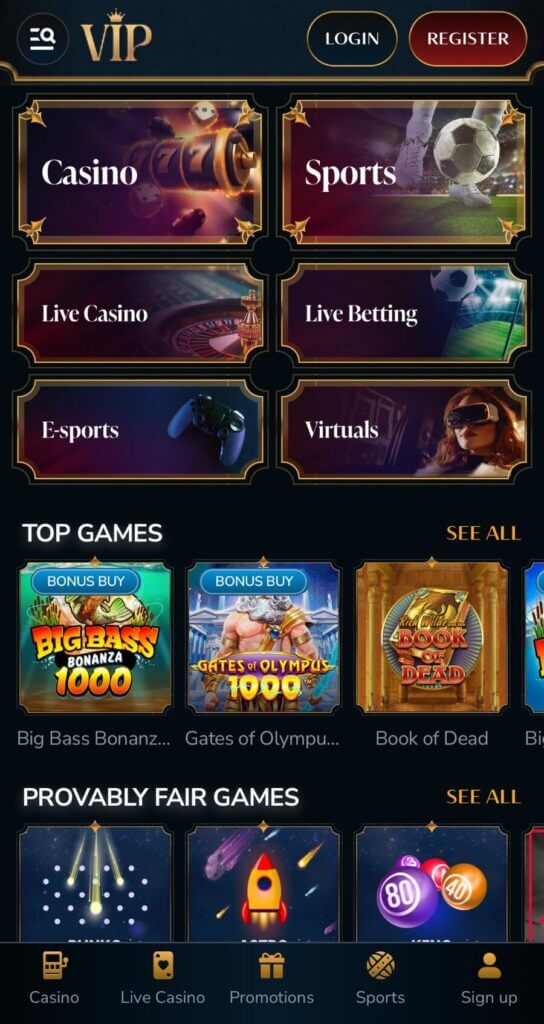 VIP Casino - Mobile Casinos