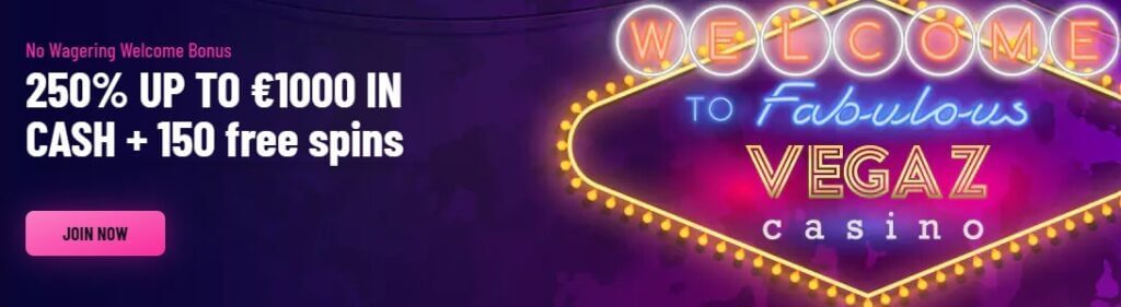 Vegaz Casino No Wager Bonus