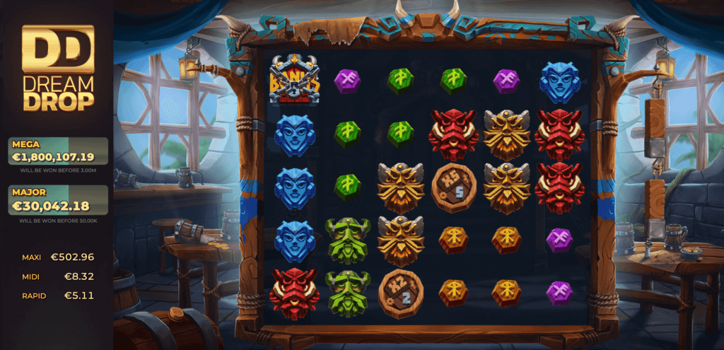 Volatile Vikings 2 Dream Drop progressive jackpot slots canada casino