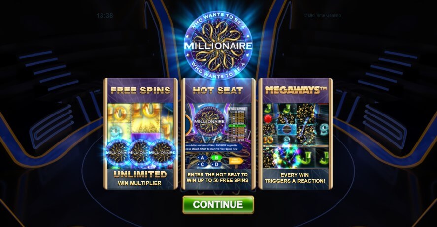 Who wants to be a Millionaire Megaways SLot