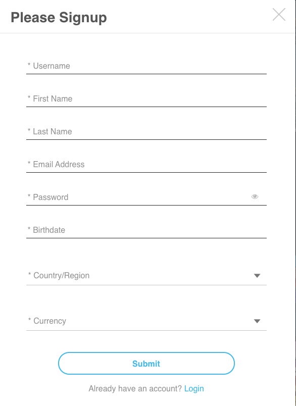 Wild Pharao Casino registration