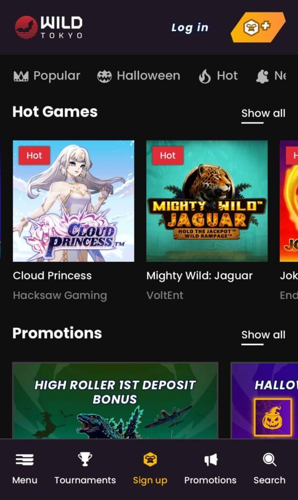Wild Tokyo - Mobile Casinos in Canada