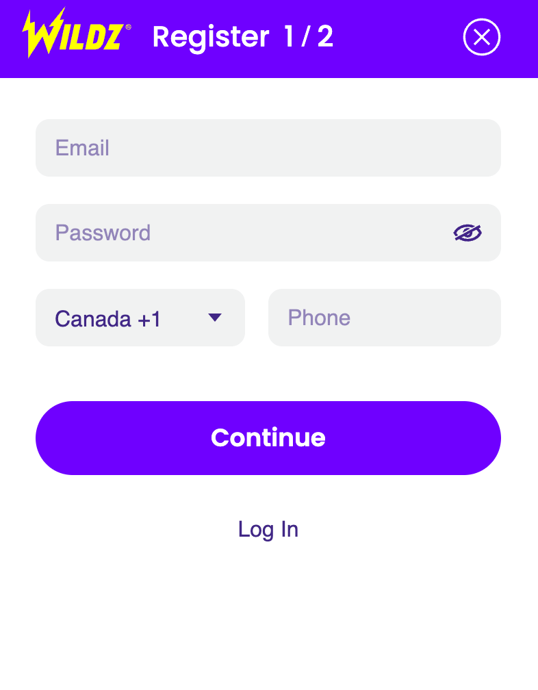 Wildz online canada casino registration