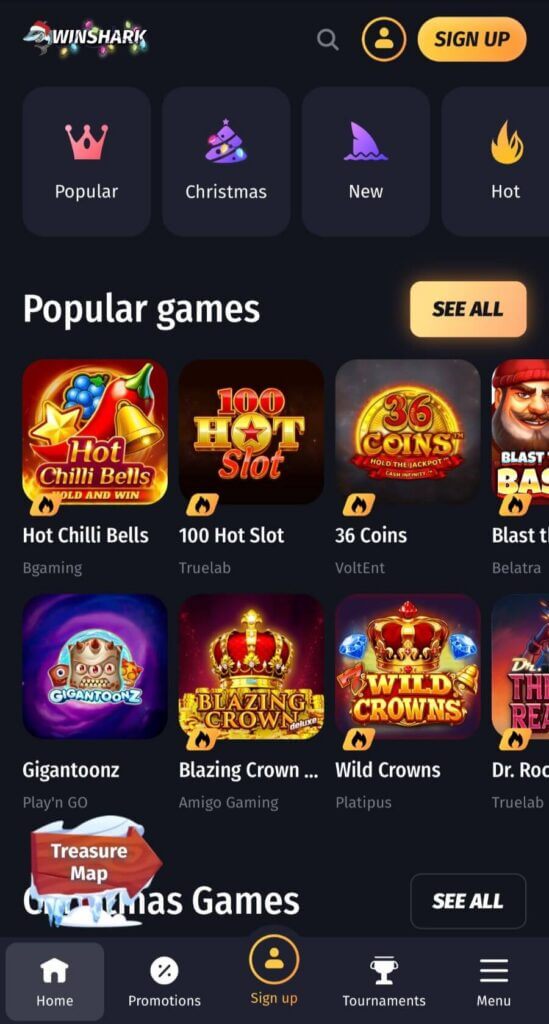 WinShark - Mobile Casinos in Canada