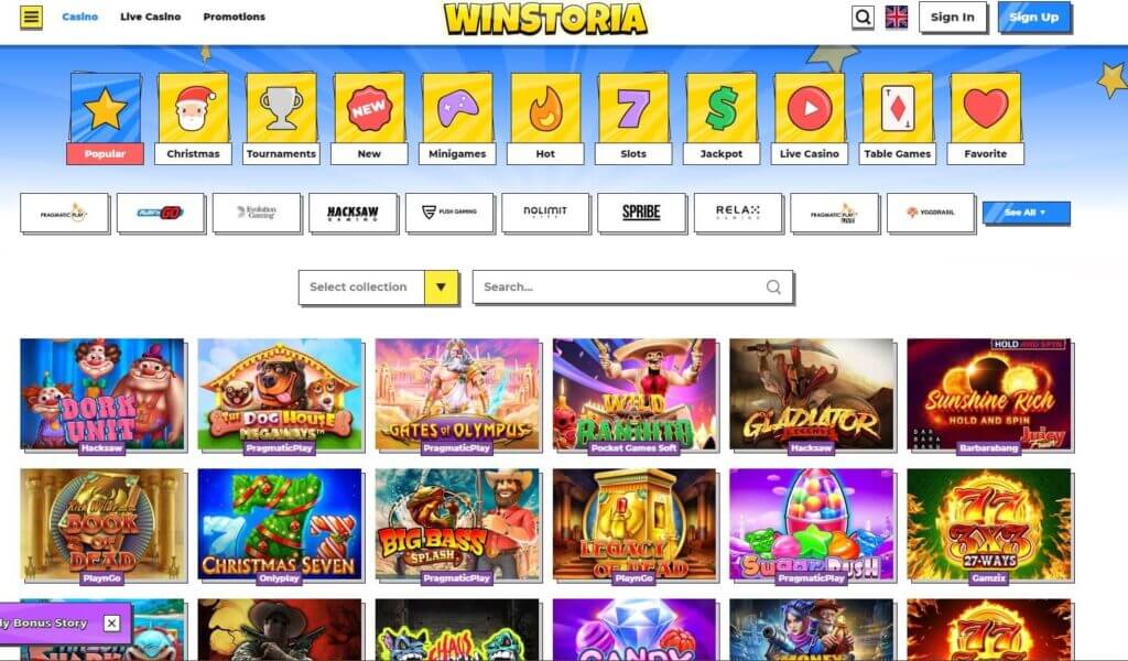 Winstoria Litecoin Casino Canada