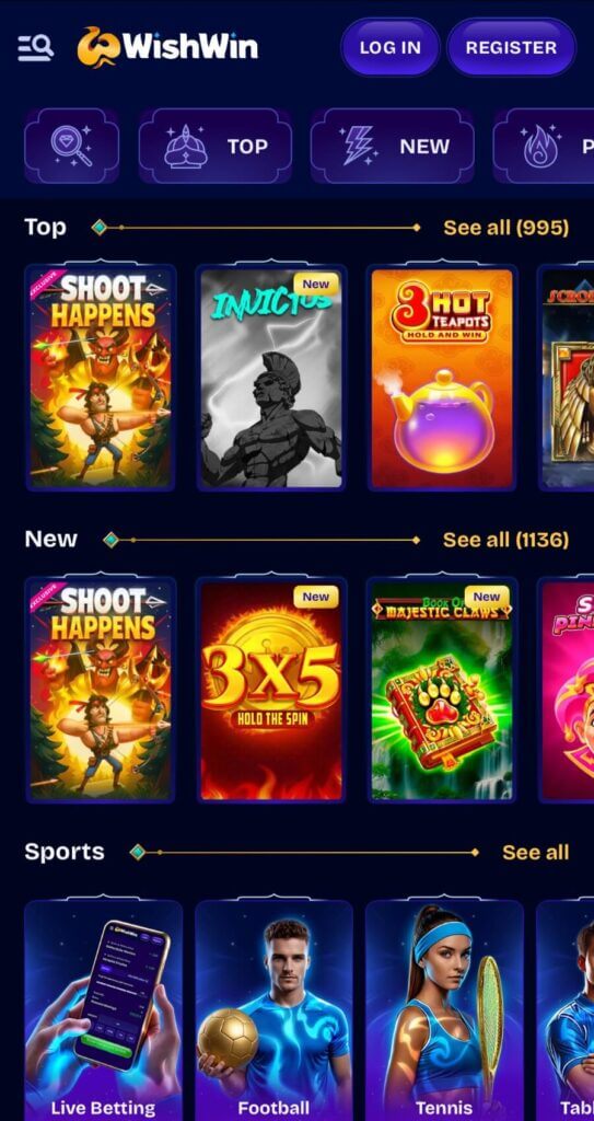 WishWin - Mobile Casinos