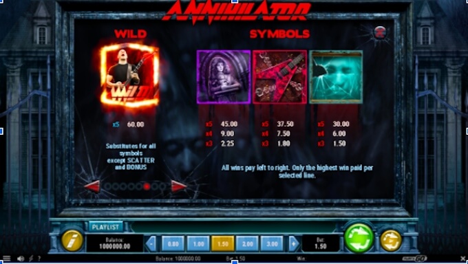 Annihilator slot play n go