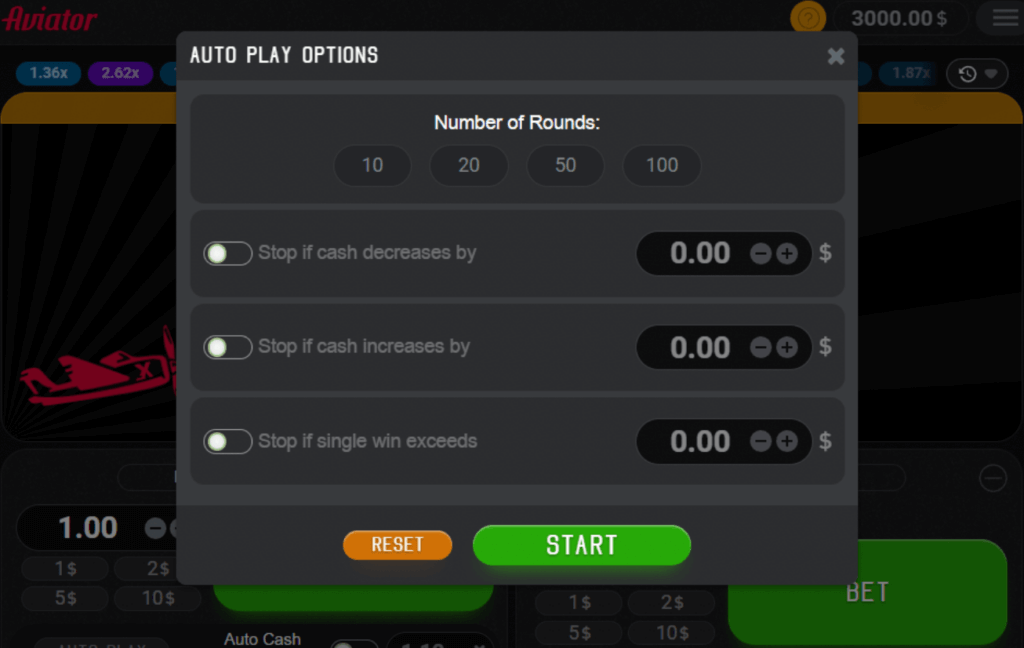 aviator crash game autoplay canada casino