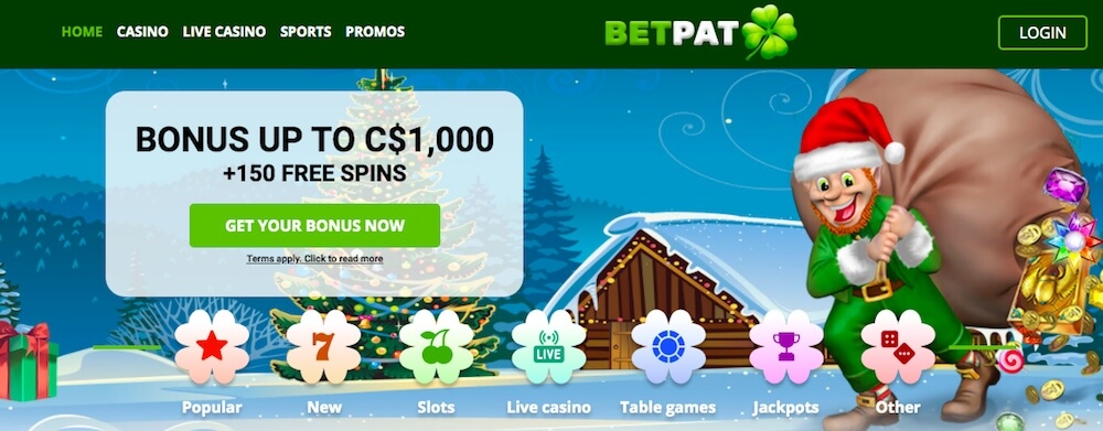 betpat casino bonus