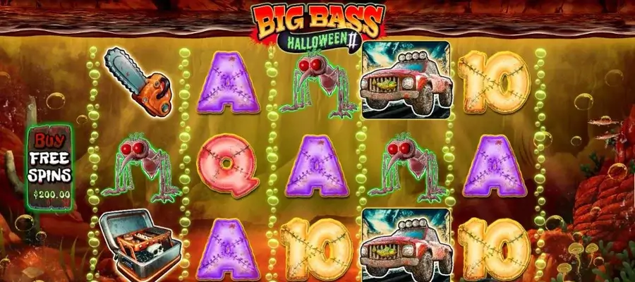 Big Bass Halloween 2 slot gameplay
