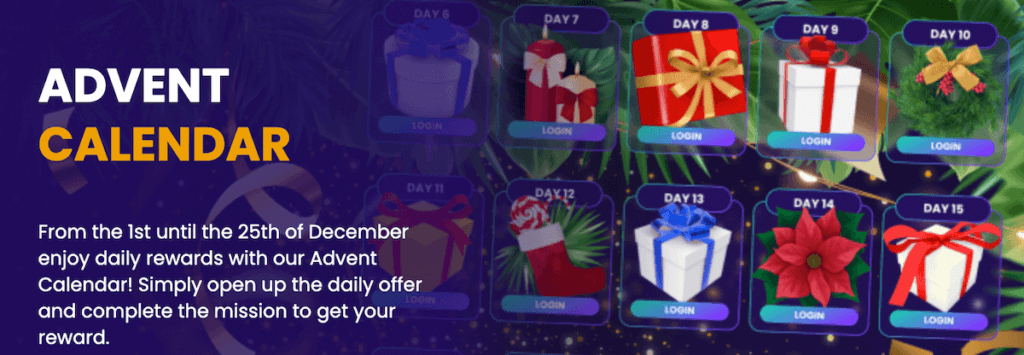 BitDreams Casino Christmas Advent Calendar 