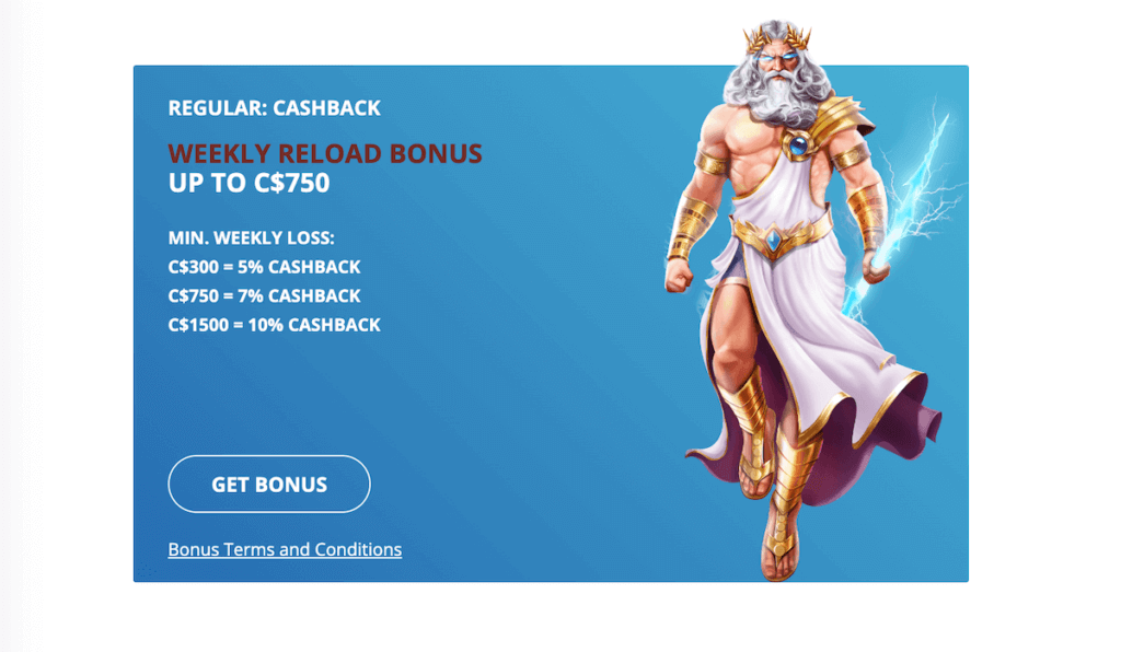 Boho Casino Weekly Cashback