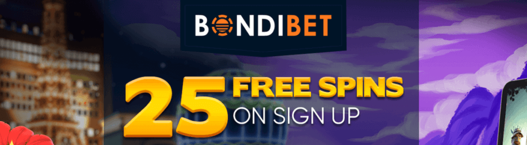 25 No Deposit Free Spins at BondiBet
