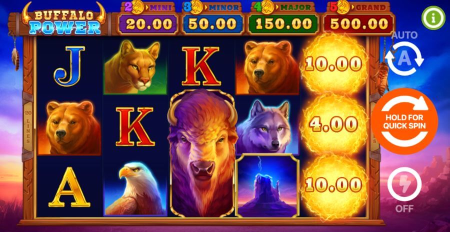 buffalo power hold and win slots canada casino
