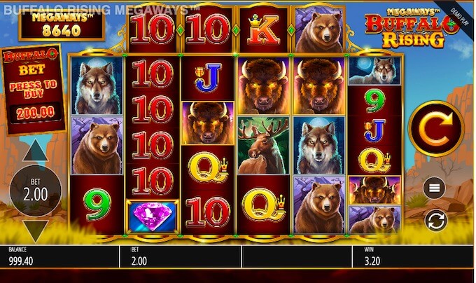 Play Buffalo Rising Megaways! Buffalo Rising Megaways Slot