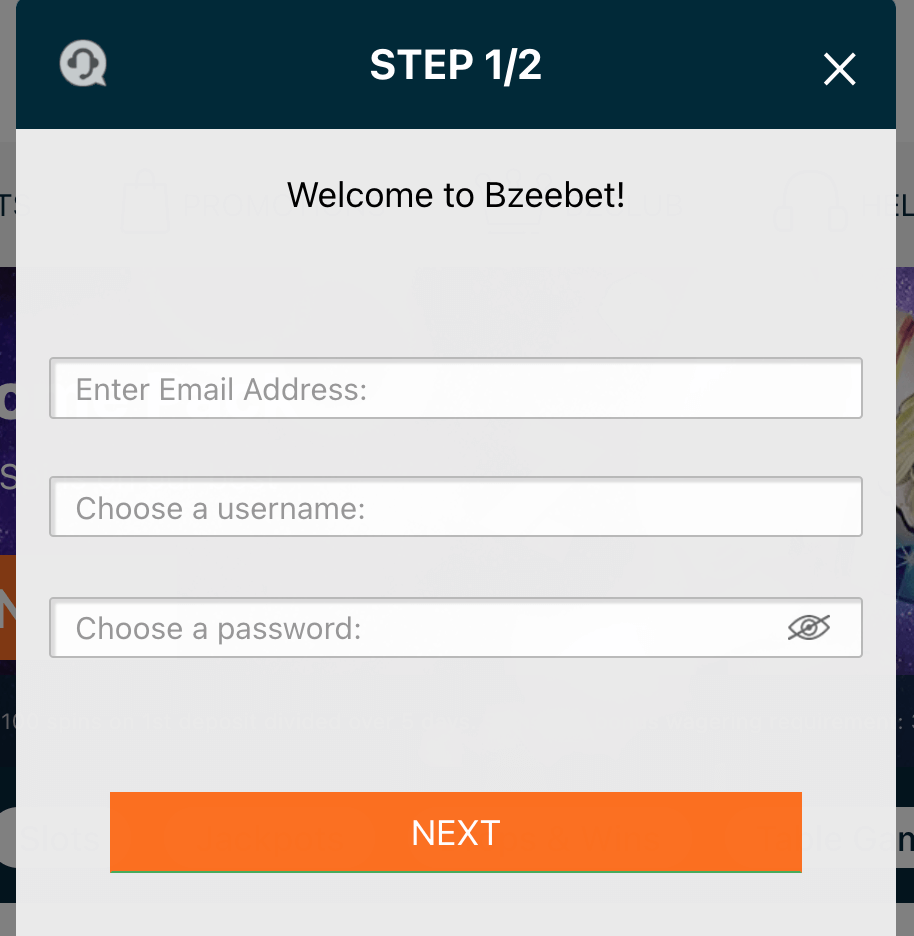 bzeebet casino register sign up canada casino