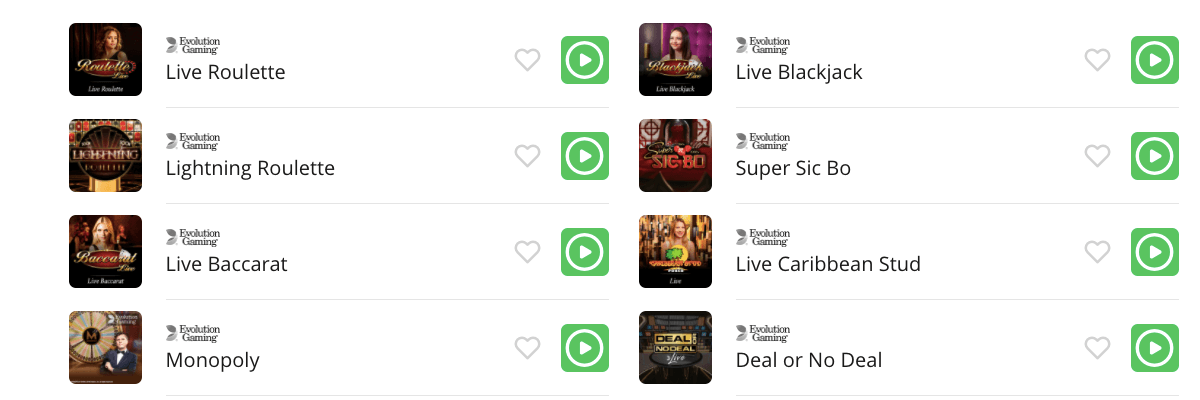 Try CasiGo! CasiGo Live Casino