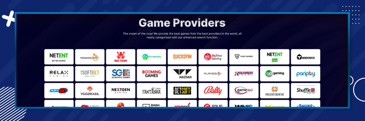 Play with Casino Friday Casino Friday providers