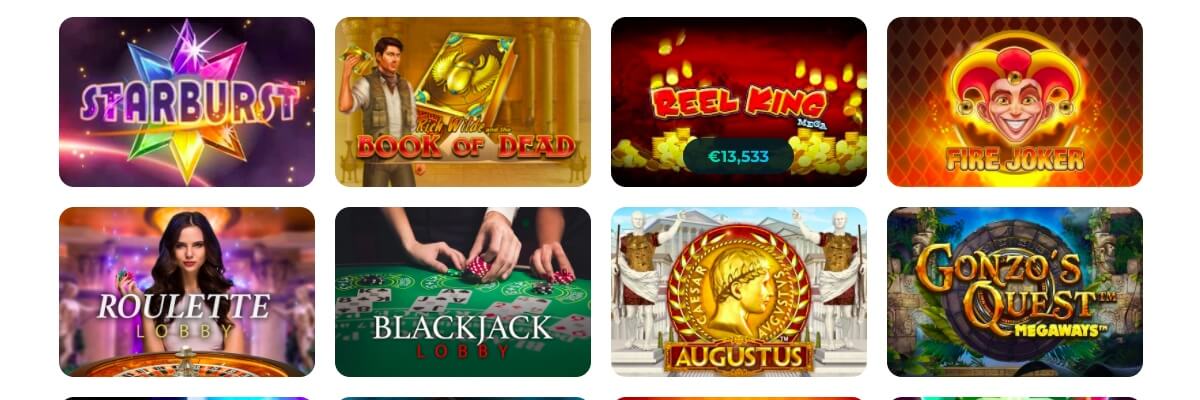 Play with Casino Joy Casino Joy games